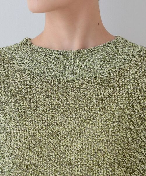 INDIVI / インディヴィ ニット・セーター | 【和紙混素材】フレンチスリーブミックスカラーニット | 詳細21