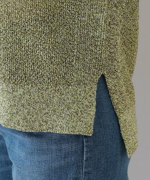 INDIVI / インディヴィ ニット・セーター | 【和紙混素材】フレンチスリーブミックスカラーニット | 詳細23