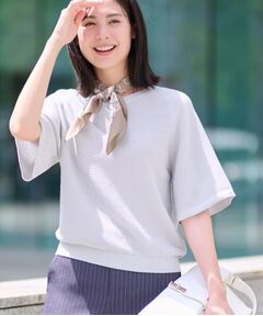 INDIVI / インディヴィ ニット・セーター | 新色登場！【上品ラメ素材】フレアスリーブニット