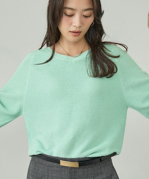 INDIVI / インディヴィ ニット・セーター | 新色登場!【上品ラメ素材】フレアスリーブニット | 詳細17