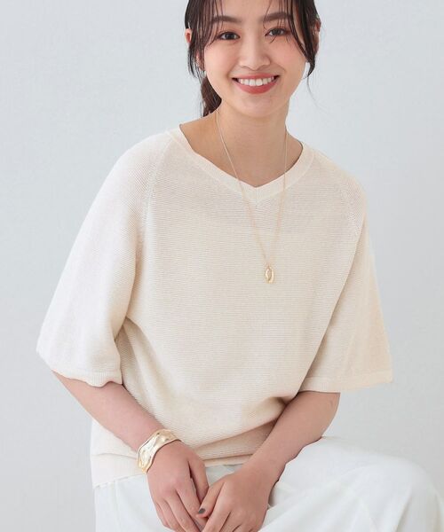 INDIVI / インディヴィ ニット・セーター | 新色登場!【上品ラメ素材】フレアスリーブニット | 詳細2