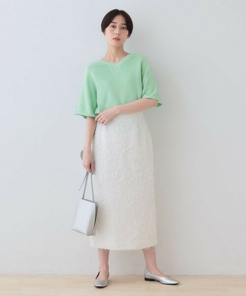 INDIVI / インディヴィ ニット・セーター | 新色登場!【上品ラメ素材】フレアスリーブニット | 詳細24