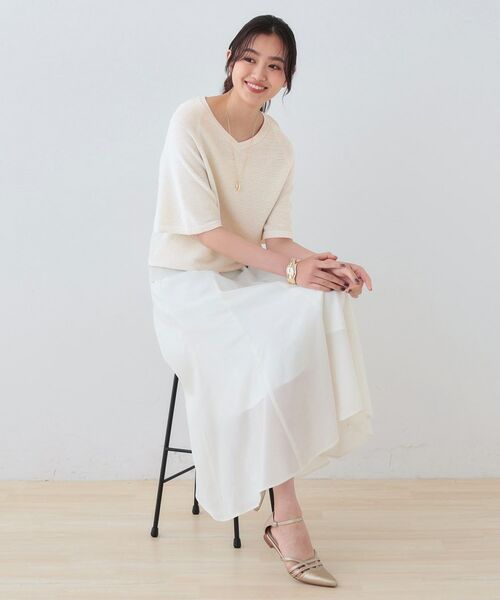 INDIVI / インディヴィ ニット・セーター | 新色登場!【上品ラメ素材】フレアスリーブニット | 詳細3