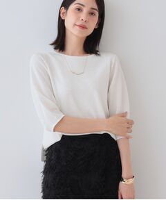 INDIVI / インディヴィ ニット・セーター | 【洗える／和紙混素材／SETUP可能】バルーンスリーブニット