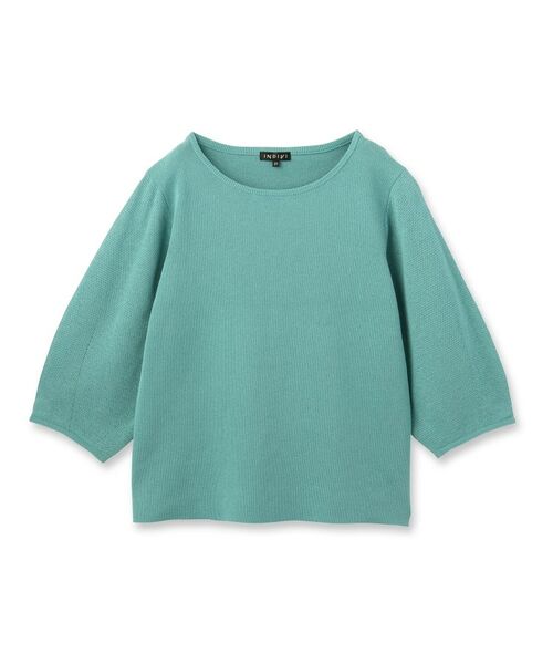 INDIVI / インディヴィ ニット・セーター | 【洗える/和紙混素材/SETUP可能】バルーンスリーブニット | 詳細1
