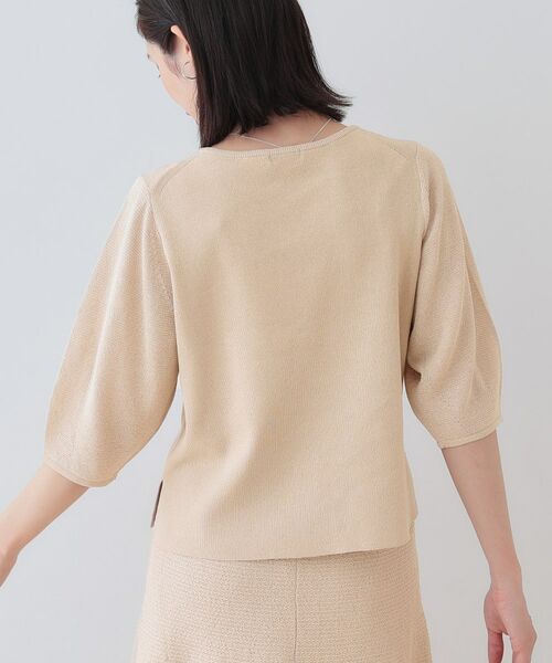 INDIVI / インディヴィ ニット・セーター | 【洗える/和紙混素材/SETUP可能】バルーンスリーブニット | 詳細15