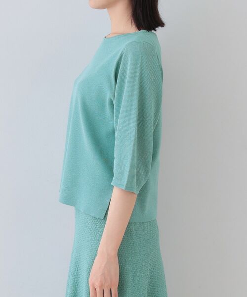 INDIVI / インディヴィ ニット・セーター | 【洗える/和紙混素材/SETUP可能】バルーンスリーブニット | 詳細19