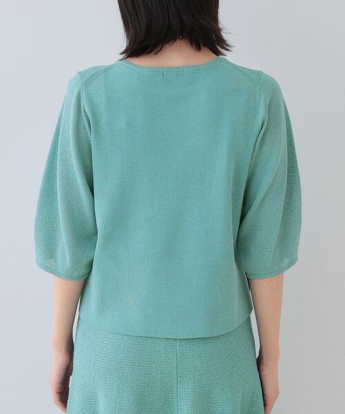 INDIVI / インディヴィ ニット・セーター | 【洗える/和紙混素材/SETUP可能】バルーンスリーブニット | 詳細20