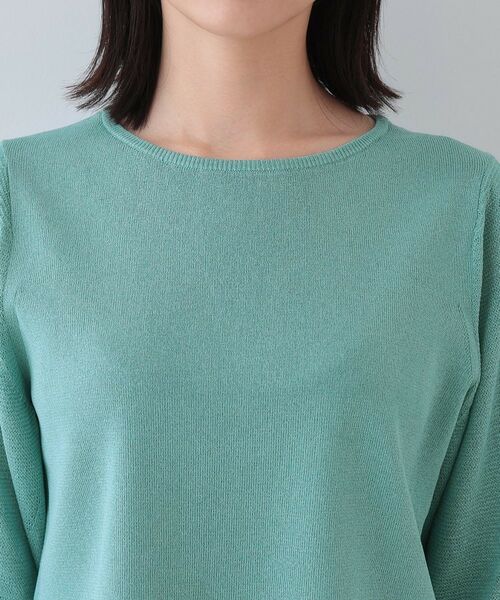 INDIVI / インディヴィ ニット・セーター | 【洗える/和紙混素材/SETUP可能】バルーンスリーブニット | 詳細21