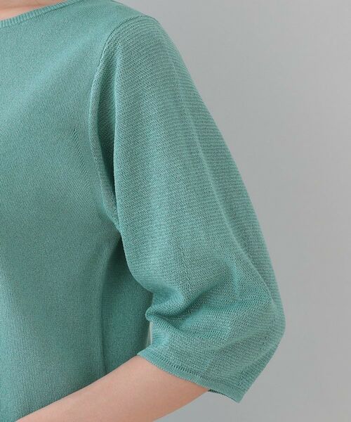 INDIVI / インディヴィ ニット・セーター | 【洗える/和紙混素材/SETUP可能】バルーンスリーブニット | 詳細22