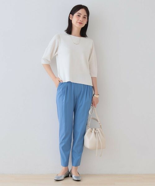 INDIVI / インディヴィ ニット・セーター | 【洗える/和紙混素材/SETUP可能】バルーンスリーブニット | 詳細4