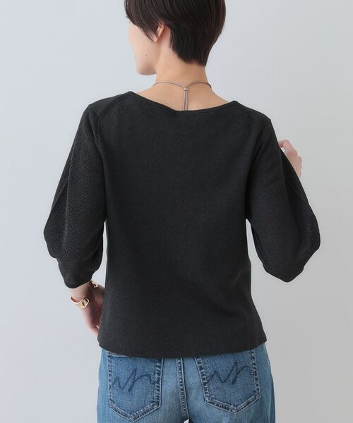 INDIVI / インディヴィ ニット・セーター | 【洗える/和紙混素材/SETUP可能】バルーンスリーブニット | 詳細6