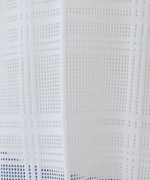 INDIVI / インディヴィ ニット・セーター | 【洗える】メッシュチェック柄ニット | 詳細5