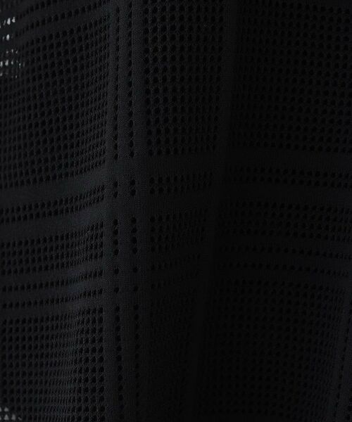 INDIVI / インディヴィ ニット・セーター | 【洗える】メッシュチェック柄ニット | 詳細9
