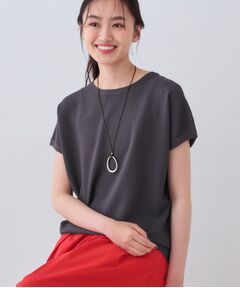 INDIVI / インディヴィ ニット・セーター | 新色登場！【洗える／清涼感】レーヨンストレッチ フレンチスリーブニット