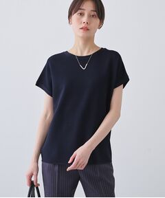 INDIVI / インディヴィ ニット・セーター | 新色登場！【洗える／清涼感】レーヨンストレッチ フレンチスリーブニット