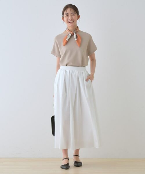 INDIVI / インディヴィ ニット・セーター | 新色登場！【洗える／清涼感】レーヨンストレッチ フレンチスリーブニット | 詳細11