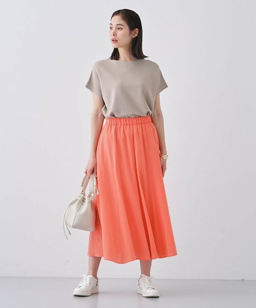 INDIVI / インディヴィ ニット・セーター | 新色登場！【洗える／清涼感】レーヨンストレッチ フレンチスリーブニット | 詳細15