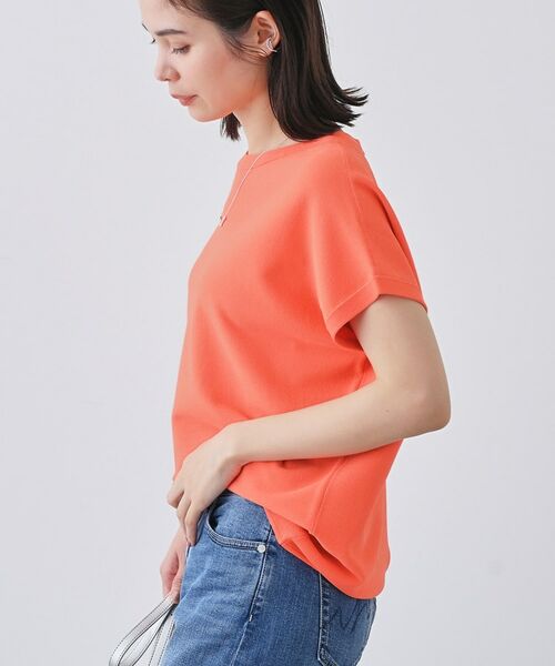 INDIVI / インディヴィ ニット・セーター | 新色登場！【洗える／清涼感】レーヨンストレッチ フレンチスリーブニット | 詳細17