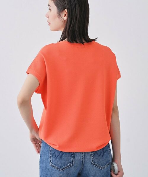 INDIVI / インディヴィ ニット・セーター | 新色登場！【洗える／清涼感】レーヨンストレッチ フレンチスリーブニット | 詳細18