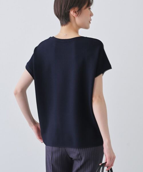 INDIVI / インディヴィ ニット・セーター | 新色登場！【洗える／清涼感】レーヨンストレッチ フレンチスリーブニット | 詳細22