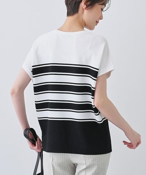 INDIVI / インディヴィ ニット・セーター | 新色登場！【洗える／清涼感】レーヨンストレッチ フレンチスリーブニット | 詳細25