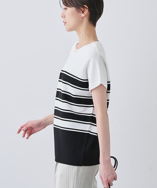 INDIVI / インディヴィ ニット・セーター | 新色登場！【洗える／清涼感】レーヨンストレッチ フレンチスリーブニット | 詳細26