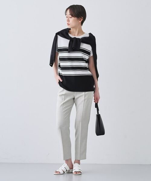 INDIVI / インディヴィ ニット・セーター | 新色登場！【洗える／清涼感】レーヨンストレッチ フレンチスリーブニット | 詳細27