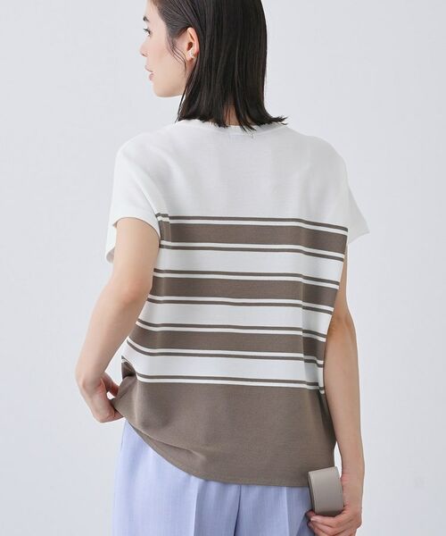 INDIVI / インディヴィ ニット・セーター | 新色登場！【洗える／清涼感】レーヨンストレッチ フレンチスリーブニット | 詳細29