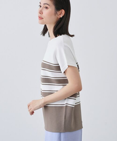 INDIVI / インディヴィ ニット・セーター | 新色登場！【洗える／清涼感】レーヨンストレッチ フレンチスリーブニット | 詳細30