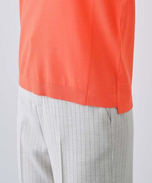 INDIVI / インディヴィ ニット・セーター | 【洗える/清涼感】レーヨンストレッチ 安心丈の半袖ニット | 詳細27