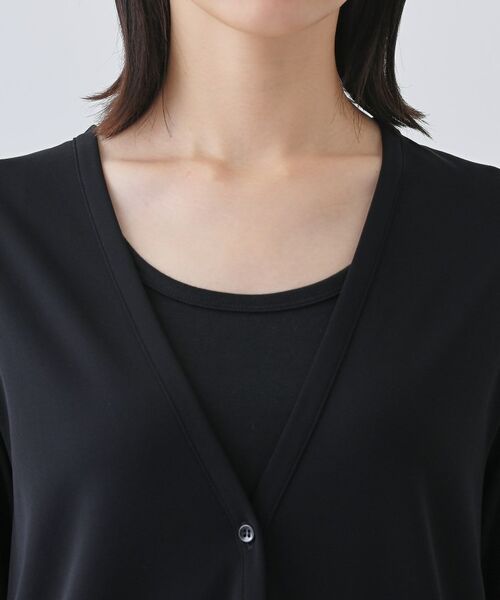 INDIVI / インディヴィ カーディガン・ボレロ | 【日本製／トリアセテート】ラウンドヘムカーディガン | 詳細13