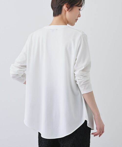 INDIVI / インディヴィ カーディガン・ボレロ | 【日本製／トリアセテート】ラウンドヘムカーディガン | 詳細3