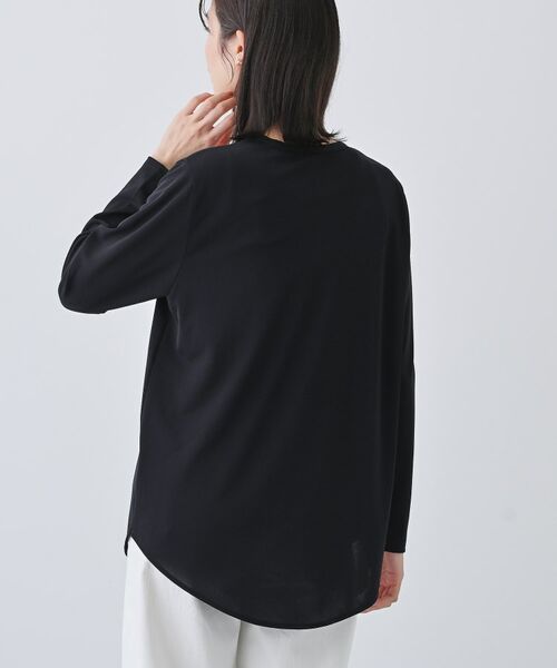 INDIVI / インディヴィ カーディガン・ボレロ | 【日本製／トリアセテート】ラウンドヘムカーディガン | 詳細7