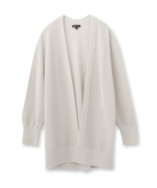 INDIVI / インディヴィ カーディガン・ボレロ | 【洗える／和紙混素材】ドライタッチニットカーディガン | 詳細1