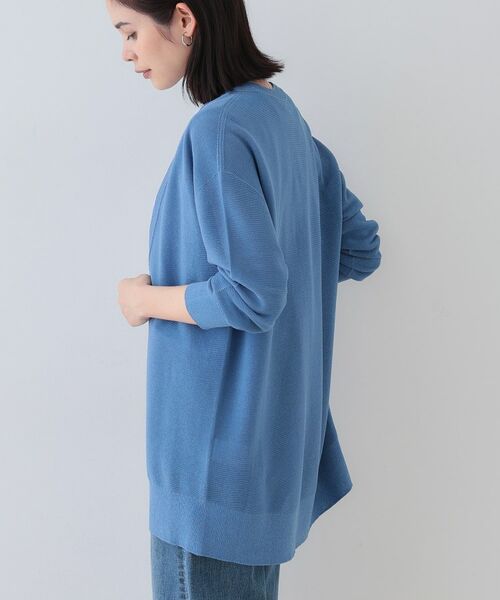 INDIVI / インディヴィ カーディガン・ボレロ | 【洗える／和紙混素材】ドライタッチニットカーディガン | 詳細14