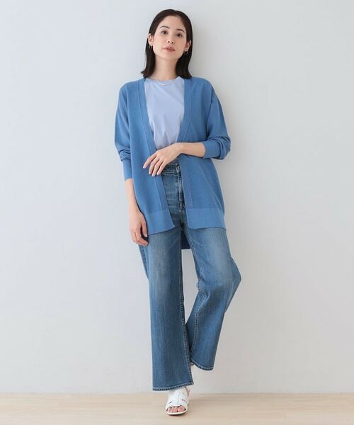 INDIVI / インディヴィ カーディガン・ボレロ | 【洗える／和紙混素材】ドライタッチニットカーディガン | 詳細16
