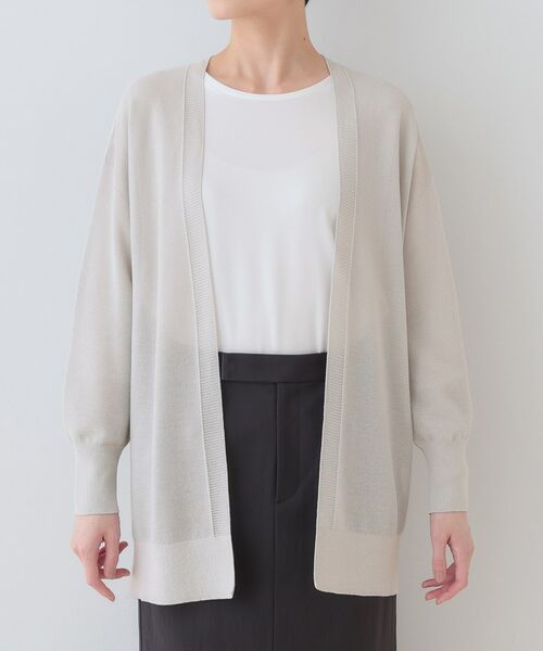 INDIVI / インディヴィ カーディガン・ボレロ | 【洗える／和紙混素材】ドライタッチニットカーディガン | 詳細18