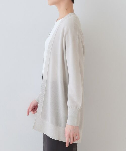 INDIVI / インディヴィ カーディガン・ボレロ | 【洗える／和紙混素材】ドライタッチニットカーディガン | 詳細19