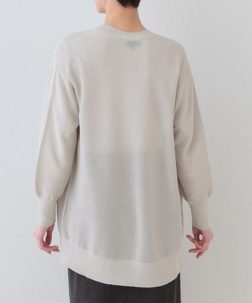 INDIVI / インディヴィ カーディガン・ボレロ | 【洗える／和紙混素材】ドライタッチニットカーディガン | 詳細20