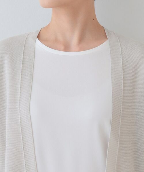INDIVI / インディヴィ カーディガン・ボレロ | 【洗える／和紙混素材】ドライタッチニットカーディガン | 詳細21