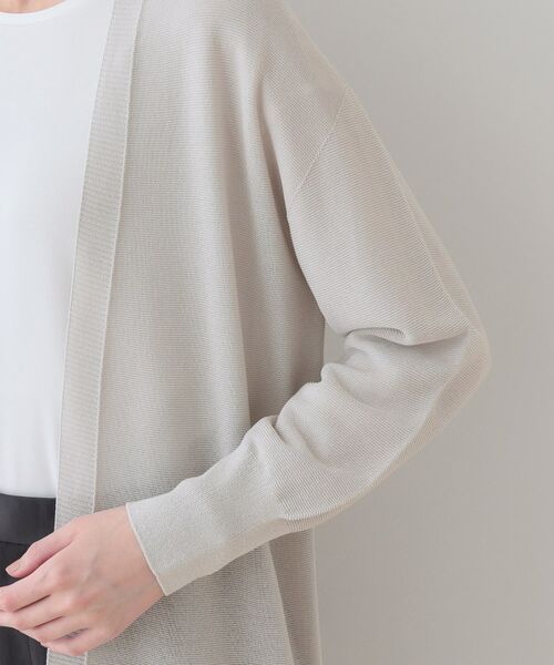 INDIVI / インディヴィ カーディガン・ボレロ | 【洗える／和紙混素材】ドライタッチニットカーディガン | 詳細22