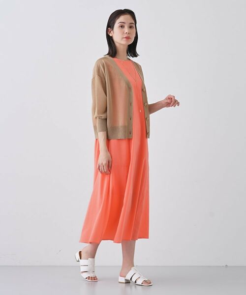 INDIVI / インディヴィ カーディガン・ボレロ | 【大人シアーラメ】きれいめニットカーディガン | 詳細16