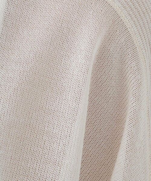INDIVI / インディヴィ カーディガン・ボレロ | 【大人シアーラメ】きれいめニットカーディガン | 詳細5