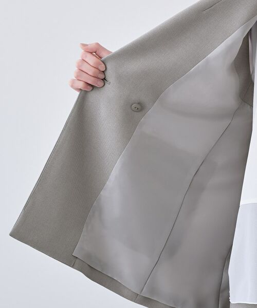 INDIVI / インディヴィ テーラードジャケット | 【日本製／トリアセテート】オーバーサイズジレジャケット | 詳細17