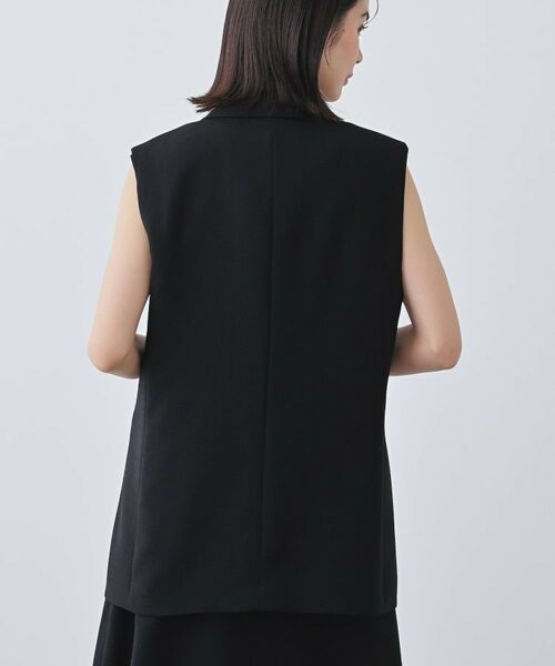 INDIVI / インディヴィ テーラードジャケット | 【日本製／トリアセテート】オーバーサイズジレジャケット | 詳細7