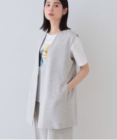 セール】 モザイクモチーフエンブロイダリー ショートジレ
