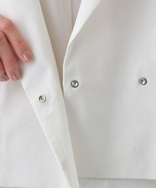 INDIVI / インディヴィ テーラードジャケット | 【通気性◎撥水/UVケア】フレンチスリーブ ブラウスライクジャケット | 詳細21
