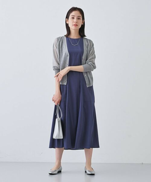 INDIVI / インディヴィ ミニ丈・ひざ丈ワンピース | 【通気性◎撥水/接触冷感/UVケア】フレアワンピース | 詳細12