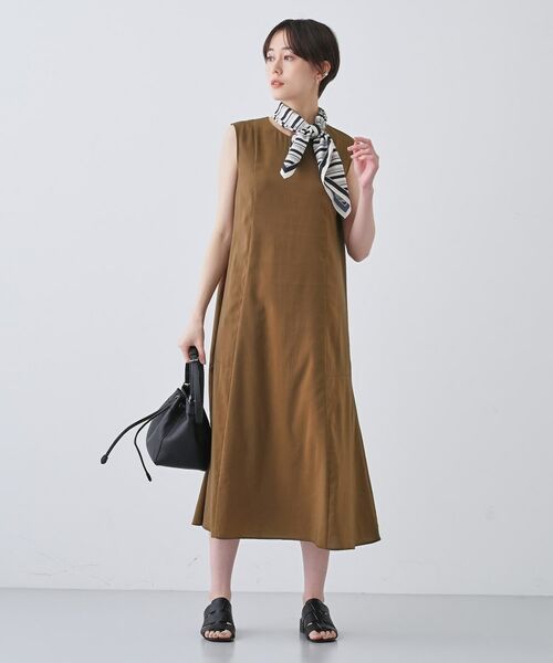 INDIVI / インディヴィ ミニ丈・ひざ丈ワンピース | 【通気性◎撥水/接触冷感/UVケア】フレアワンピース | 詳細2
